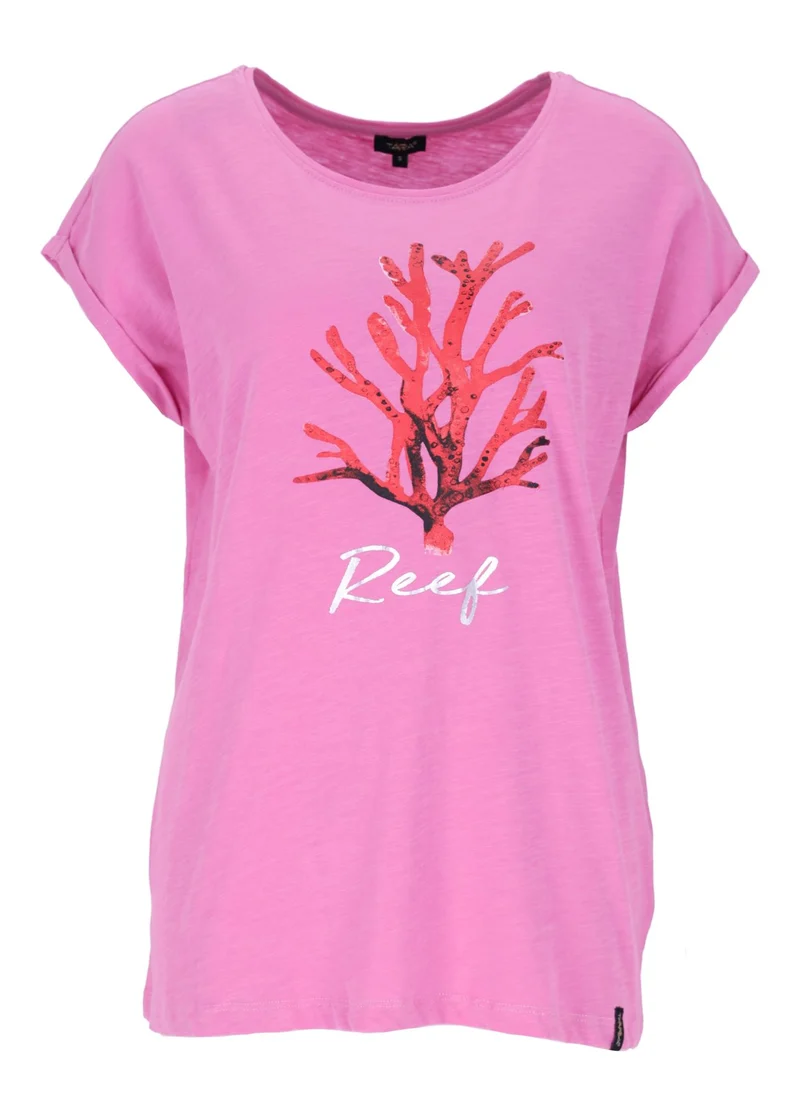 mjunik Damen T-Shirt Baumwolle